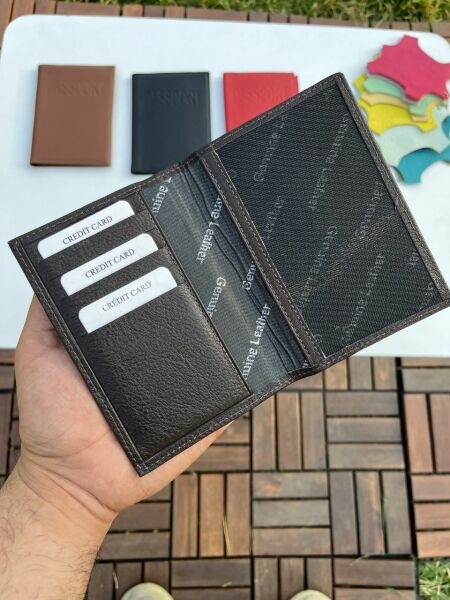 Derkon HAKİKİ DERİ KAHVERENGİ PASAPORTLUK