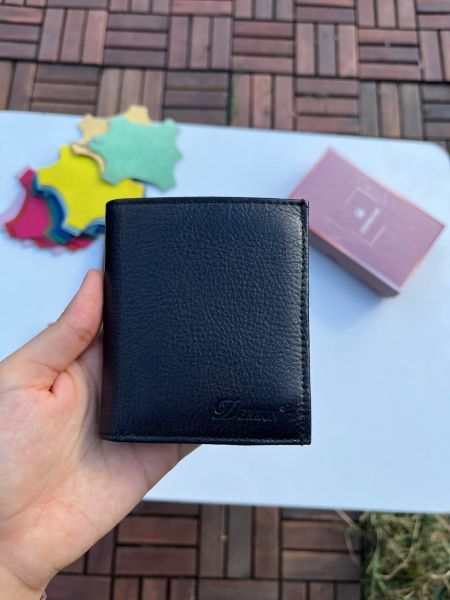 Derkon Monaco Hakiki Deri Erkek Cüzdanı Siyah