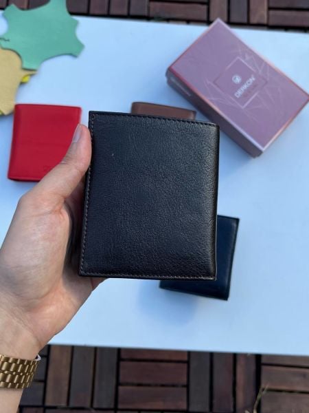 Derkon Monaco Hakiki Deri Erkek Cüzdanı kahverengi